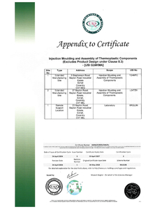 IATF certificate